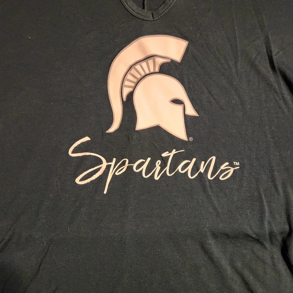 Spartans Women's Short Sleeve Top - Forest Green - Picture 3 of 5